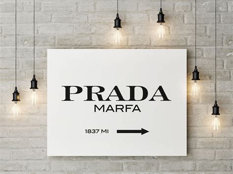 affiche prada|Poster Prada Marfa .